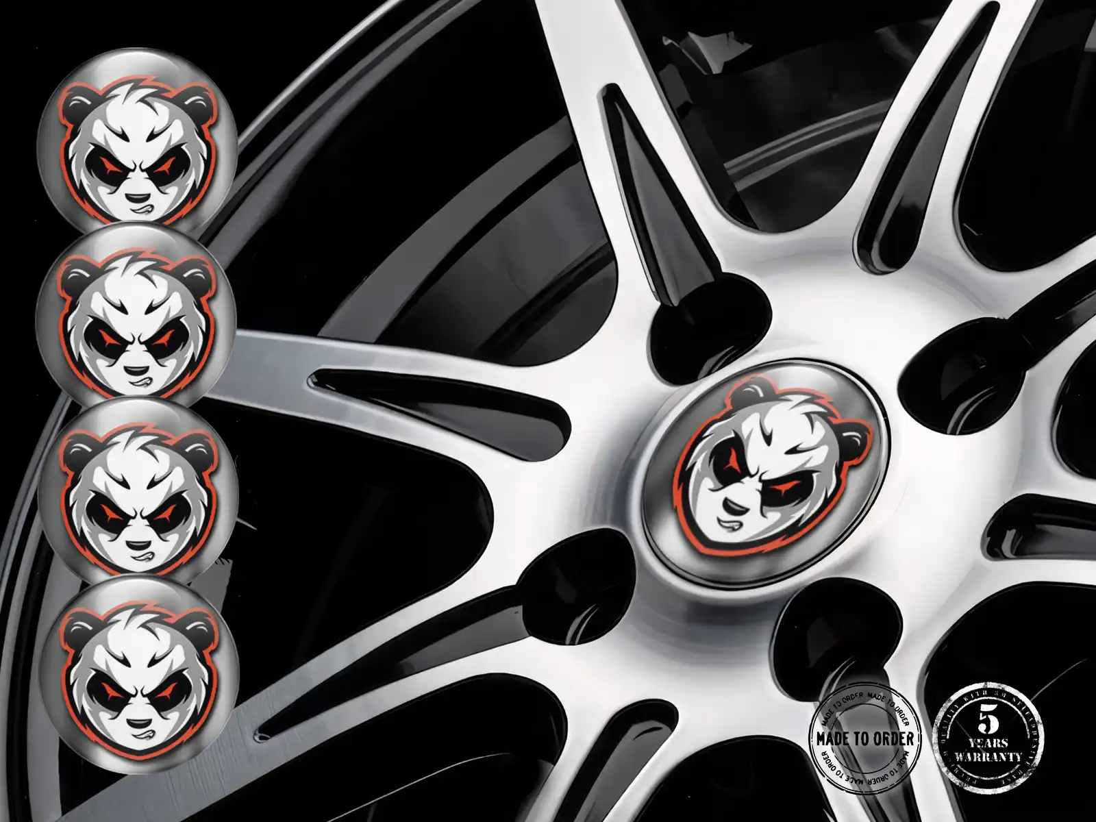 Silicone Sticker Design Wheel Badge Upgrade